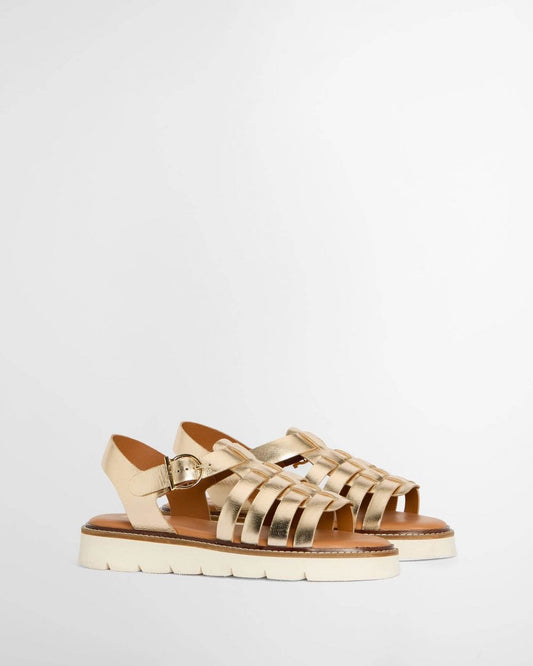 Barbour Otterburn Womens Sandals - Gold