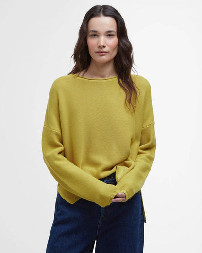 Barbour Marine Womens Jumper - Limeade