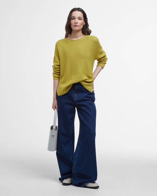 Barbour Marine Womens Jumper - Limeade