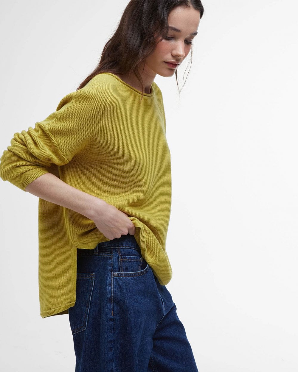 Barbour Marine Womens Jumper - Limeade
