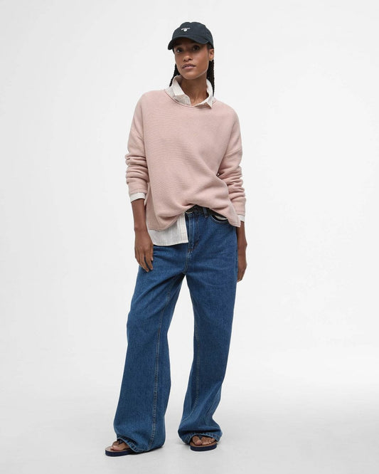 Barbour Marine Womens Jumper - Primrose Pink