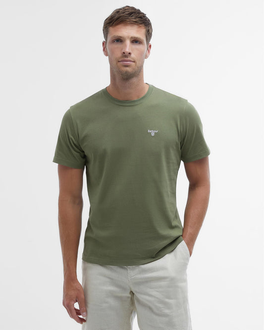 Barbour Sports Mens T-Shirt - Burnt Olive