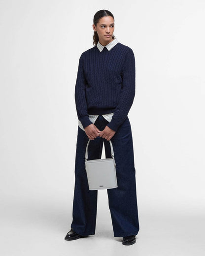 Barbour Hartland Womens Crew Neck Jumper - Navy