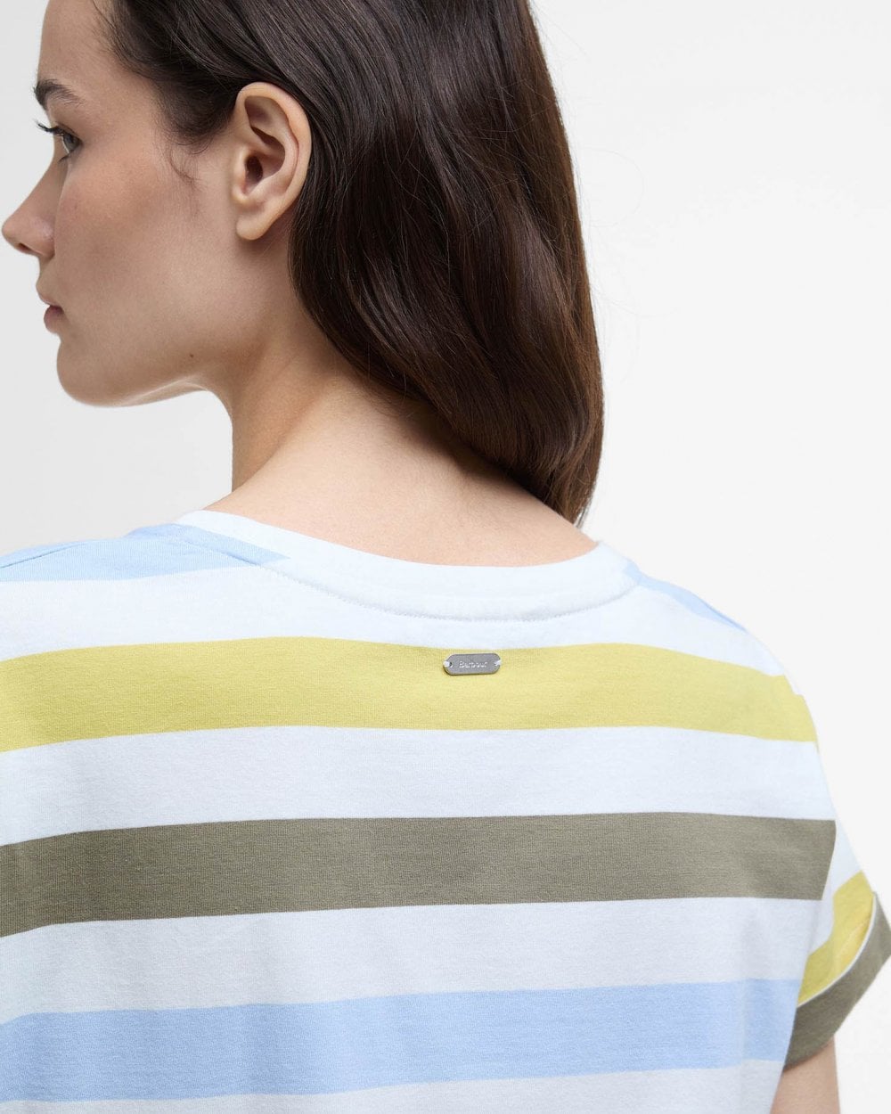 Barbour Lyndale Womens Top - Limeade Stripe