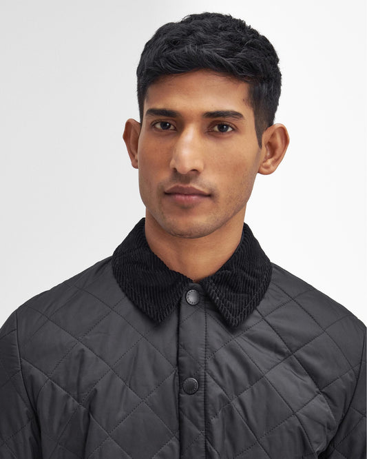Barbour Heritage Liddesdale Quilted Mens Jacket - Black