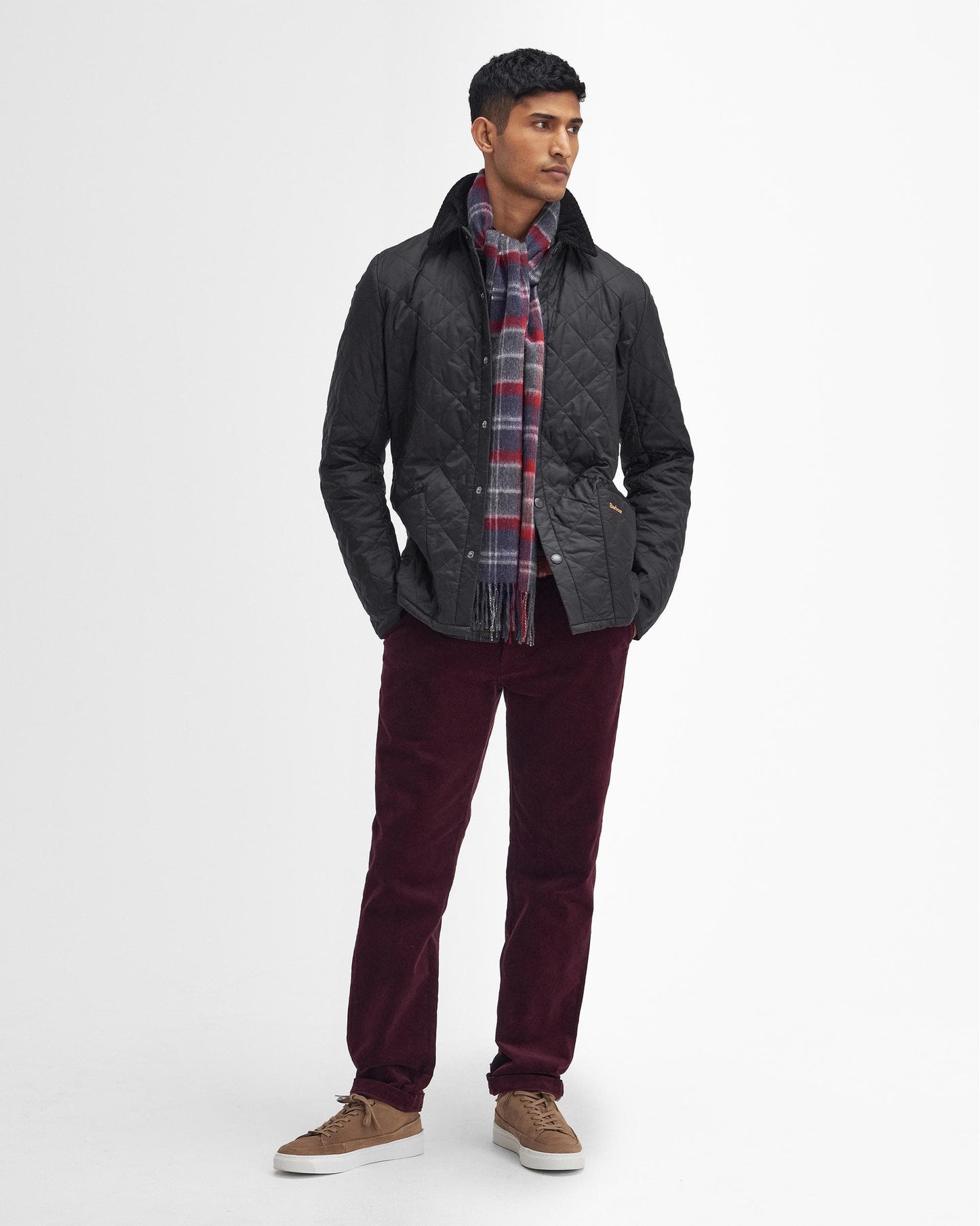 Barbour Heritage Liddesdale Quilted Mens Jacket - Black