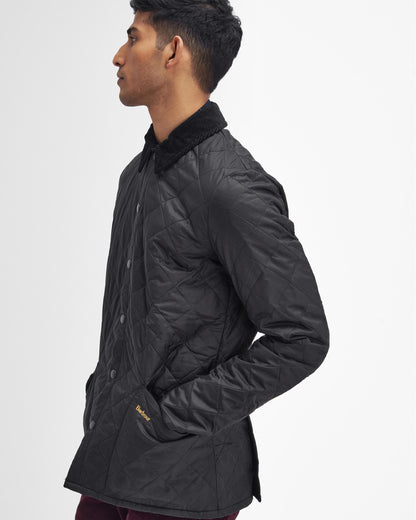 Barbour Heritage Liddesdale Quilted Mens Jacket - Black
