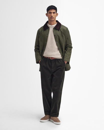 Barbour Heritage Liddesdale Quilted Mens Jacket - Olive