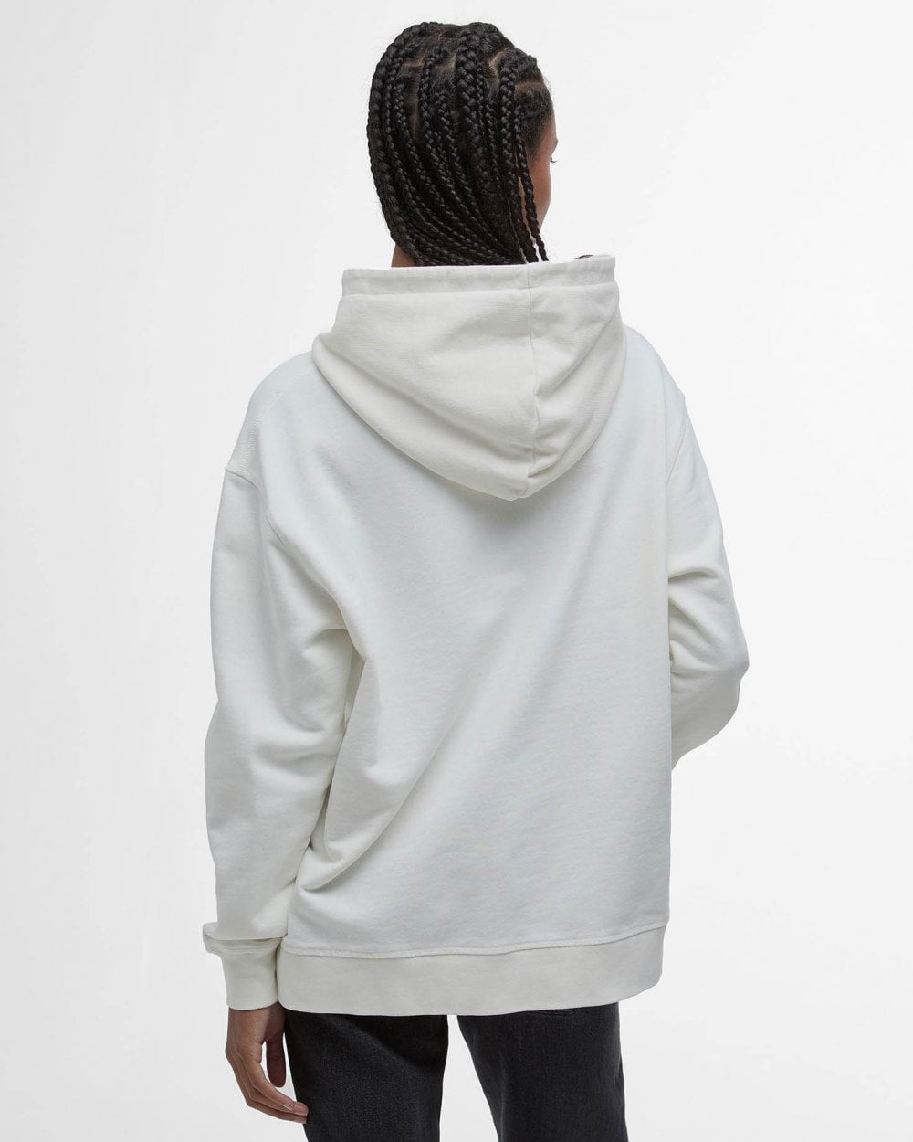 Barbour Northumberland Womens Hoodie - Cloud/Navy