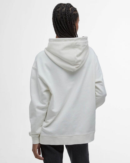 Barbour Northumberland Womens Hoodie - Cloud/Navy