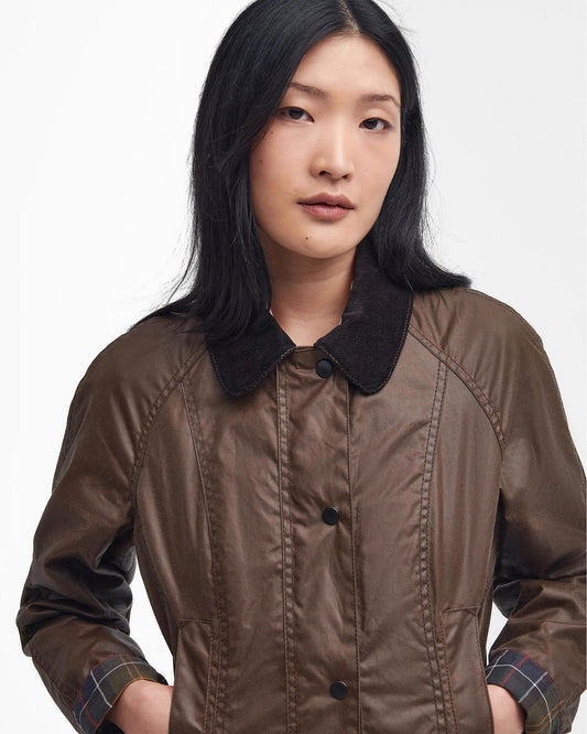 Barbour Beadnell Womens Wax Jacket - Bark