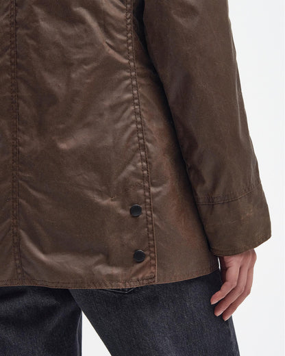 Barbour Beadnell Womens Wax Jacket - Bark