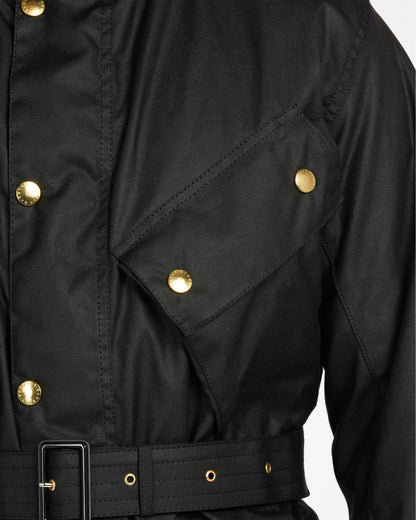 Barbour International Mens Original Wax Jacket - Black
