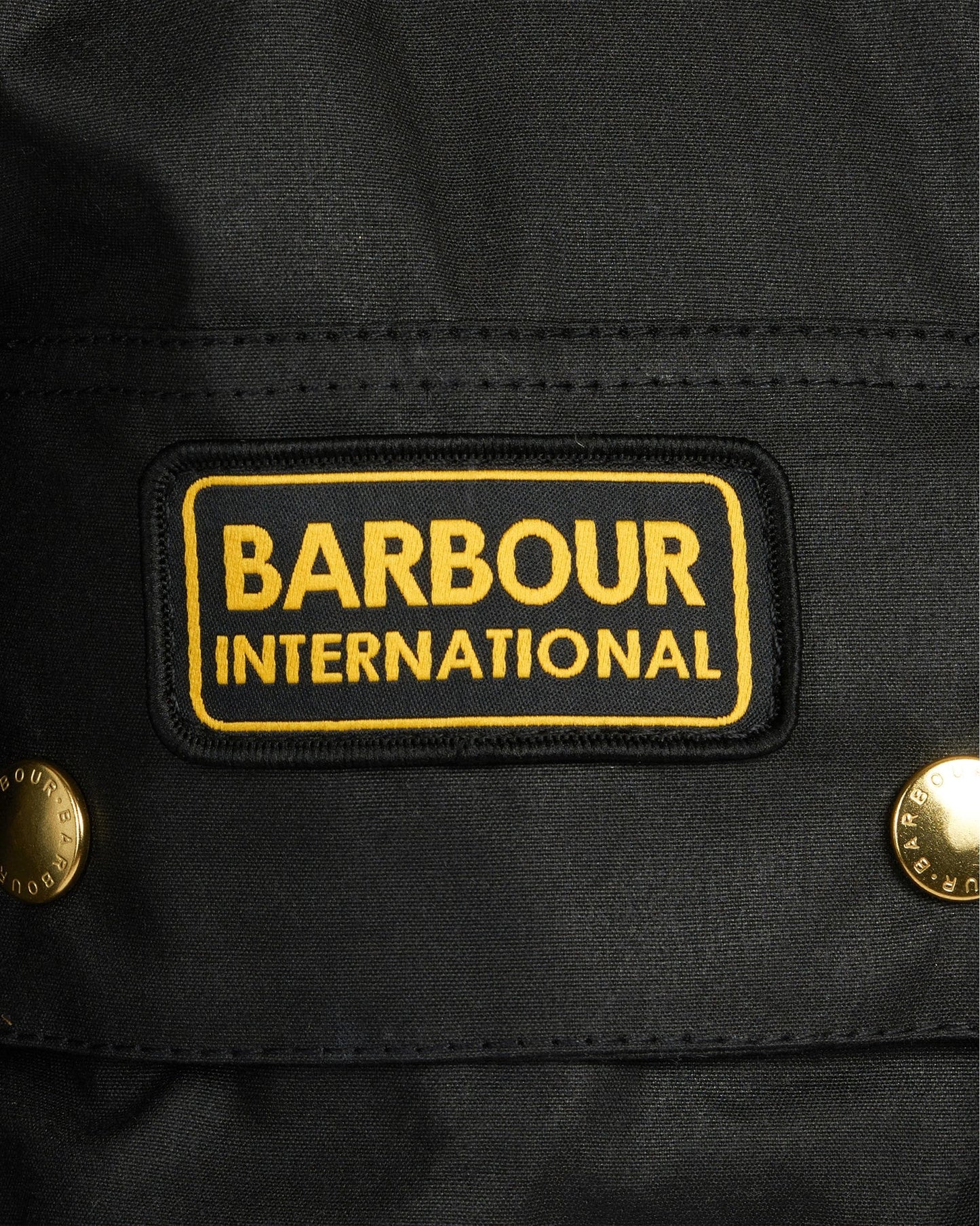 Barbour International Mens Original Wax Jacket - Black