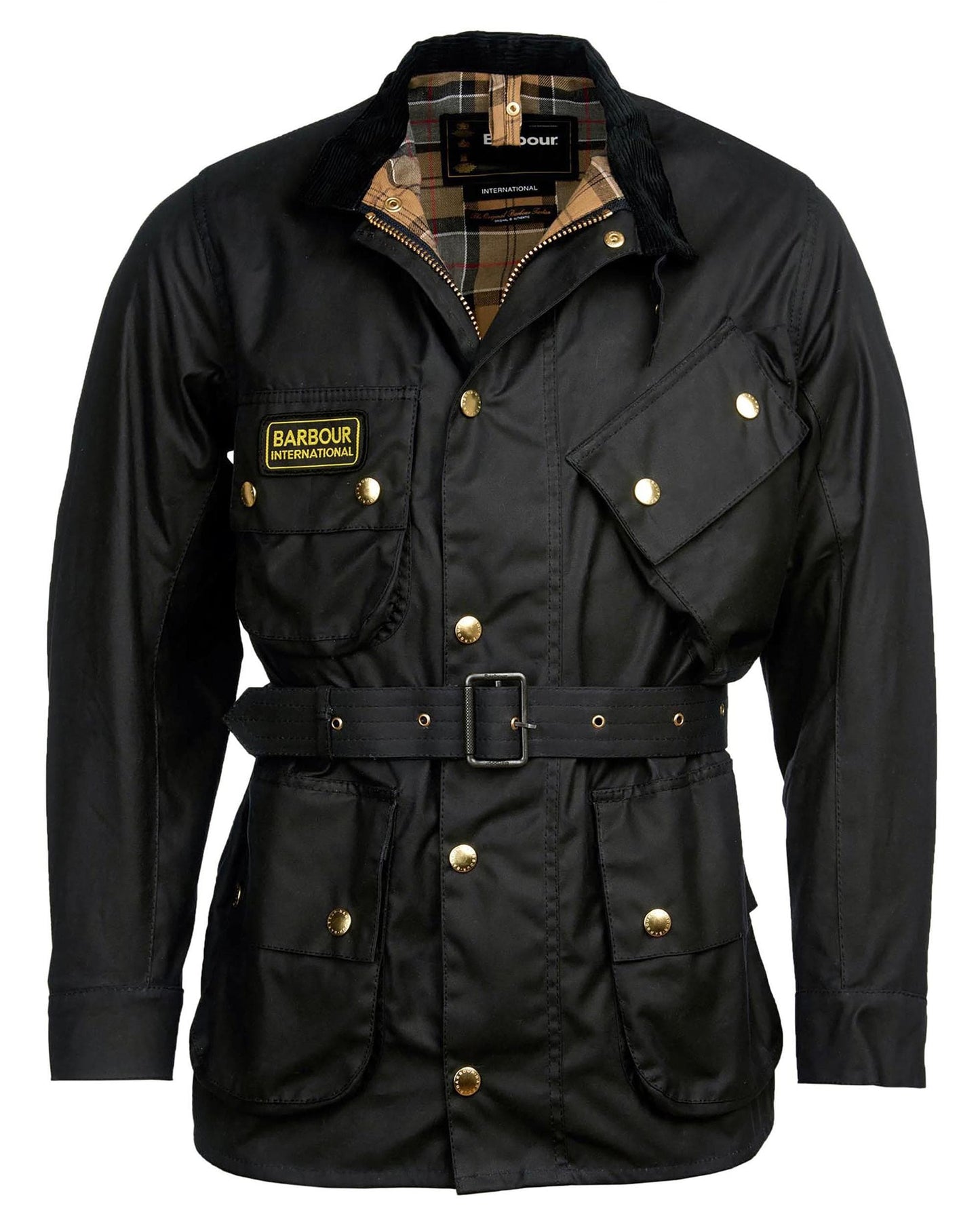 Barbour International Mens Original Wax Jacket - Black