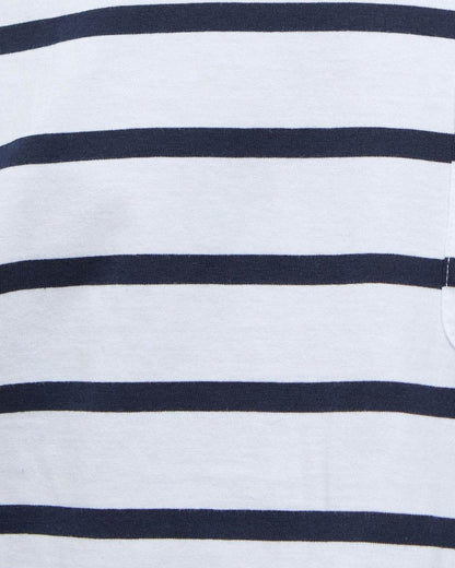Barbour Otterburn Womens T-Shirt - White/Navy