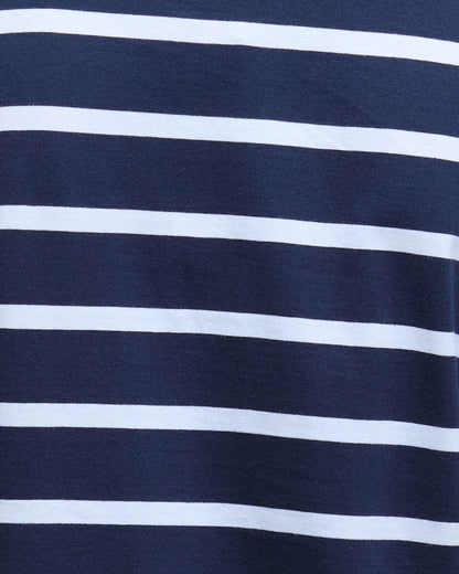Barbour Otterburn Womens T-Shirt - Navy/White