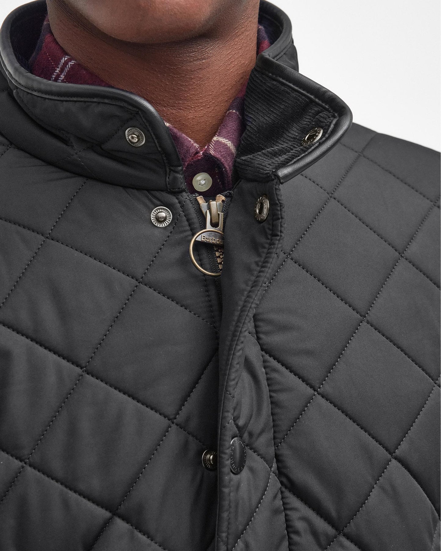 Barbour Powell Mens Quilted Jacket - Black
