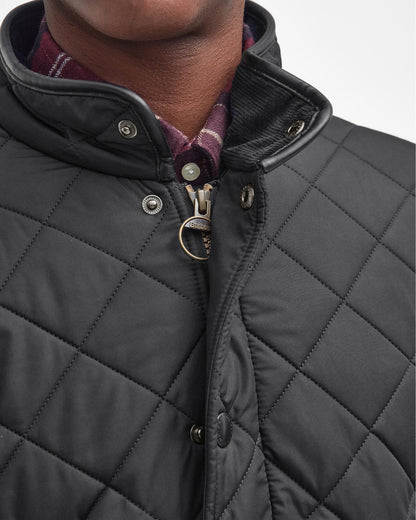 Barbour Powell Mens Quilted Jacket - Black