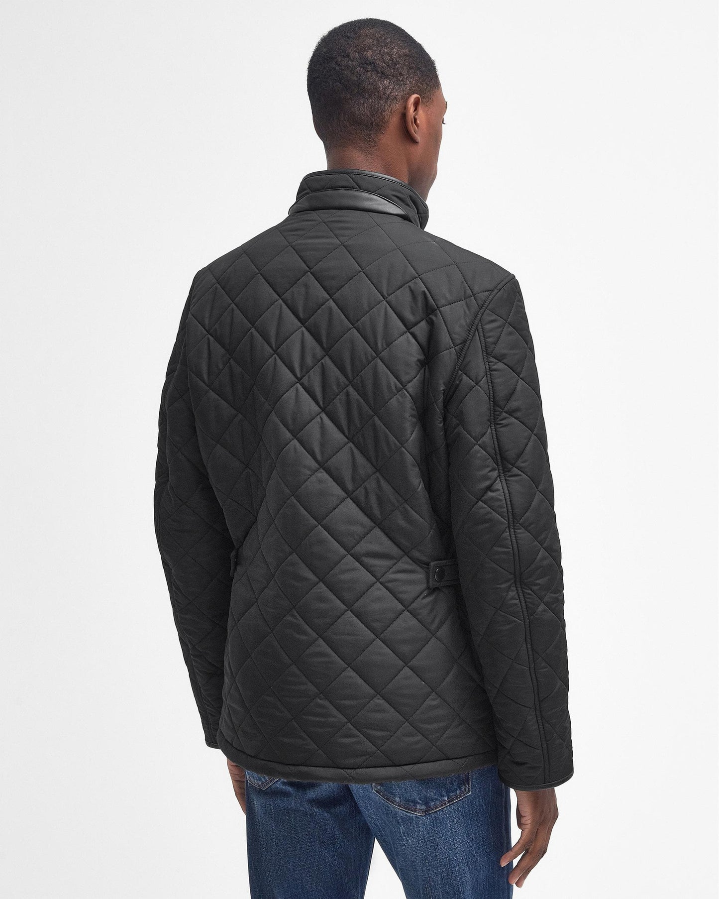 Barbour Powell Mens Quilted Jacket - Black