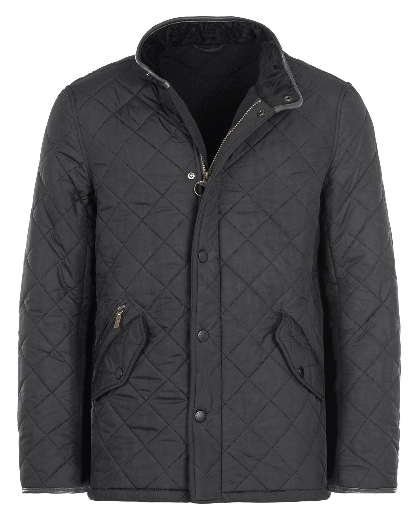 Barbour Powell Mens Quilted Jacket - Black