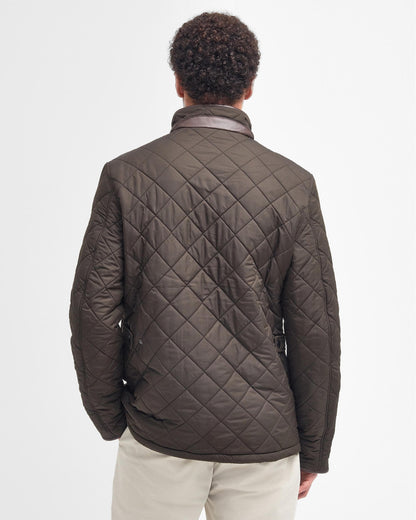 Barbour Powell Mens Quilted Jacket - Olive