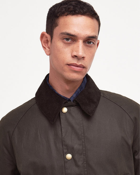 Barbour Ashby Mens Wax Jacket - Olive