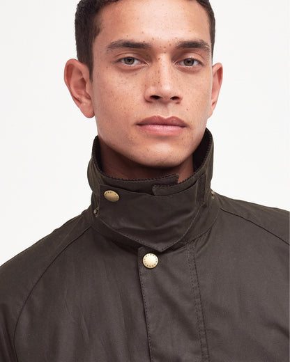 Barbour Ashby Mens Wax Jacket - Olive
