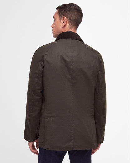 Barbour Ashby Mens Wax Jacket - Olive