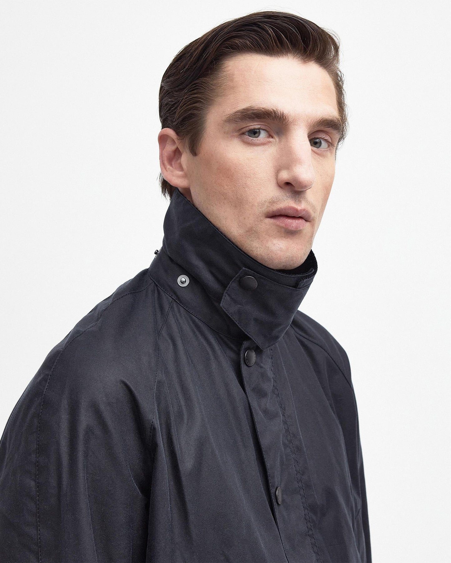 Barbour Ashby Mens Wax Jacket - Navy