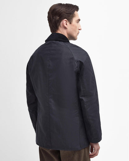 Barbour Ashby Mens Wax Jacket - Navy