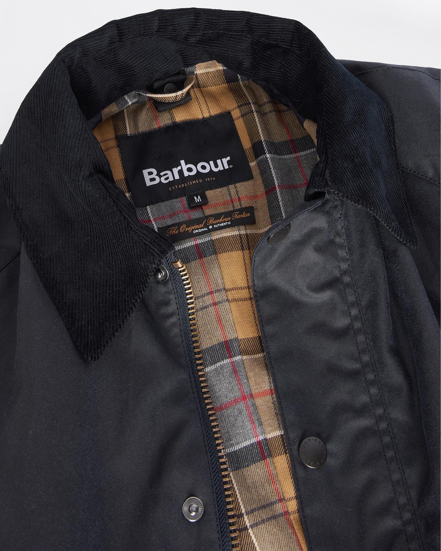 Barbour Ashby Mens Wax Jacket - Navy