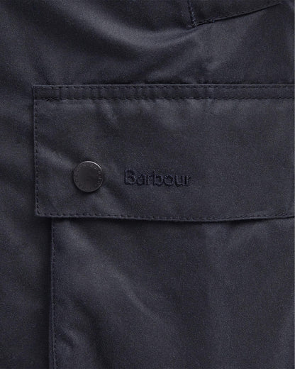 Barbour Ashby Mens Wax Jacket - Navy