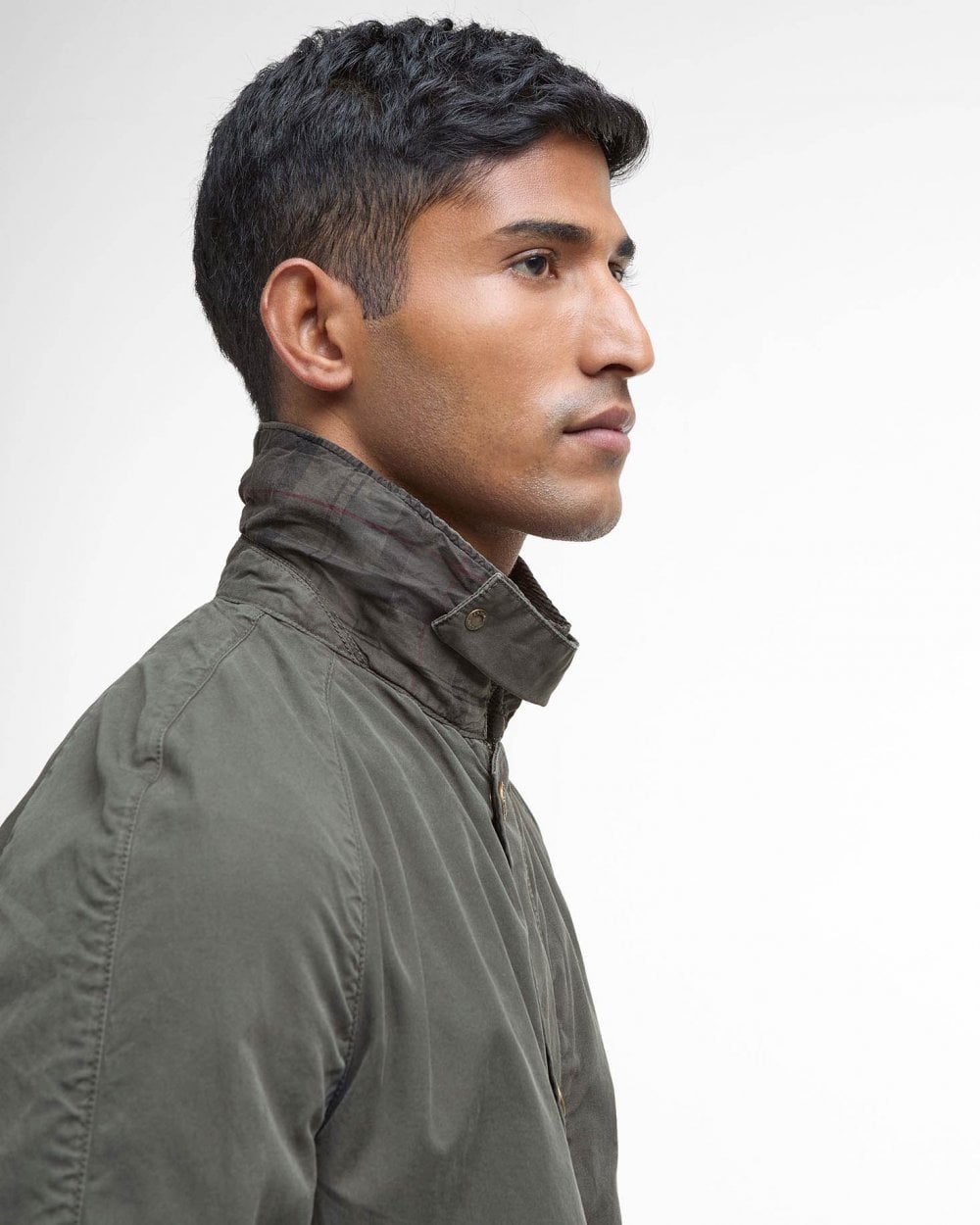 Barbour Tracker Mens Casual Jacket - Olive - CHO - Designer Mens Coats & Jackets