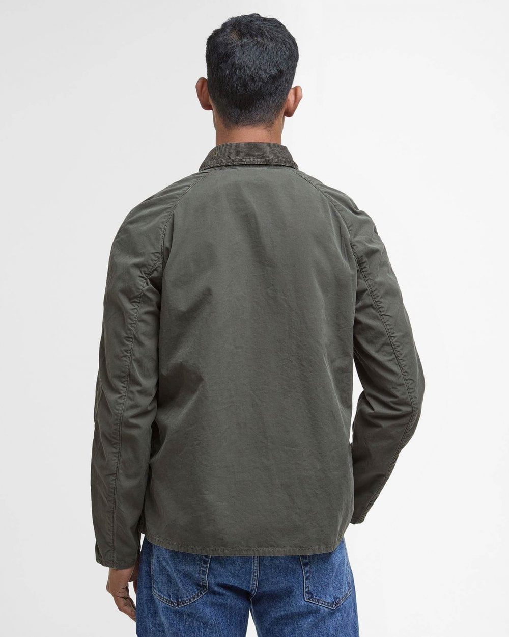 Barbour Tracker Mens Casual Jacket - Olive - CHO - Designer Mens Coats & Jackets