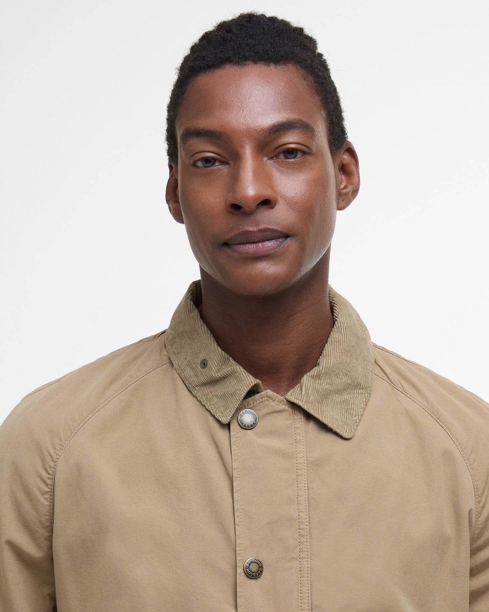 Barbour Tracker Mens Casual Jacket - Washed Stone - CHO - Designer Mens Coats & Jackets