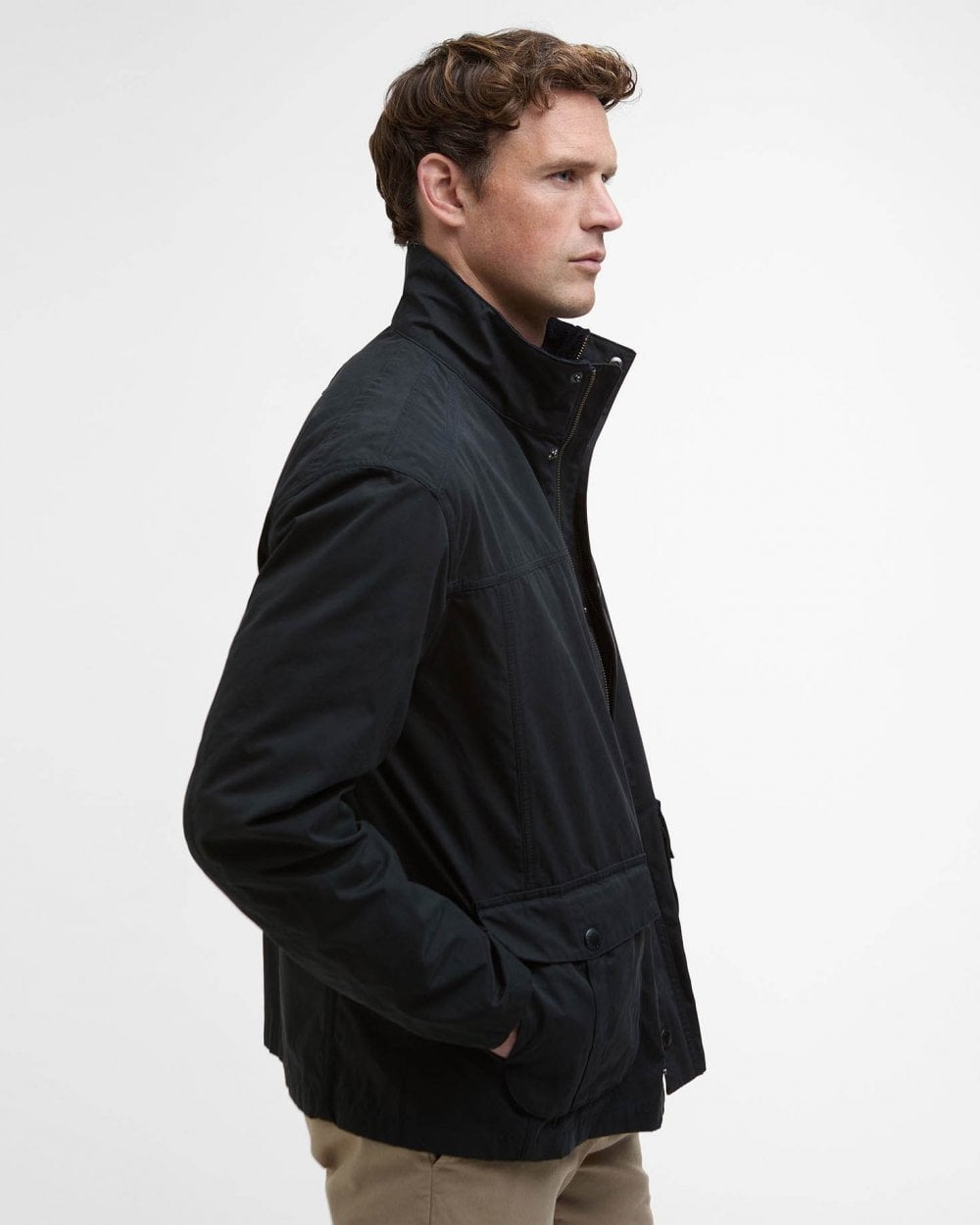 Barbour Sander Mens Casual Jacket - Navy