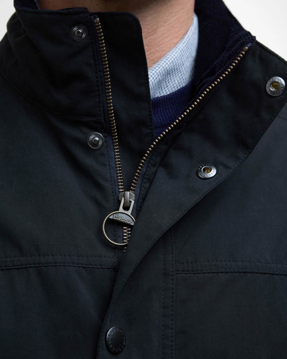 Barbour Sander Mens Casual Jacket - Navy