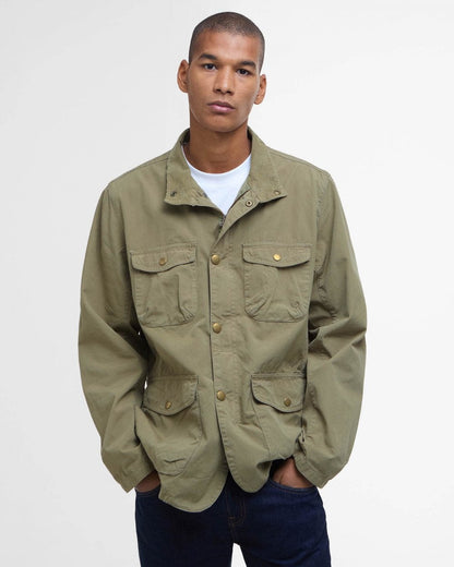 Barbour Ogston Mens Casual Jacket - Bleached Olive