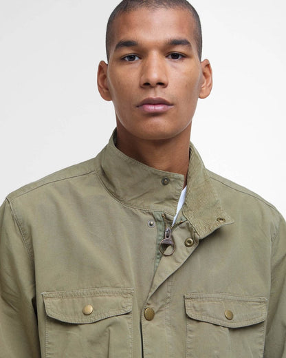 Barbour Ogston Mens Casual Jacket - Bleached Olive