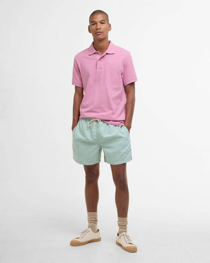 Barbour Mens Sports Polo Shirt - True Pink