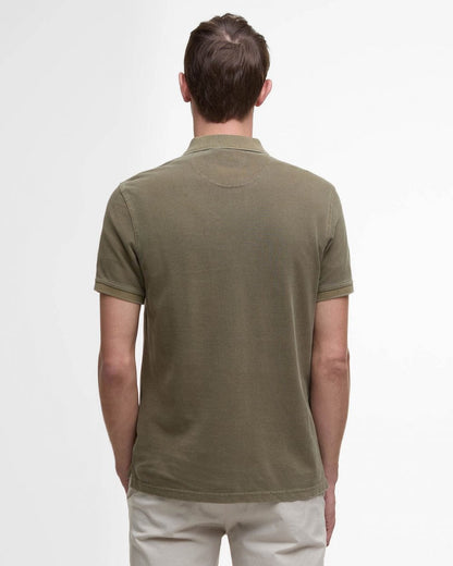 Barbour Wash Sports Mens Polo Shirt - Light Sage