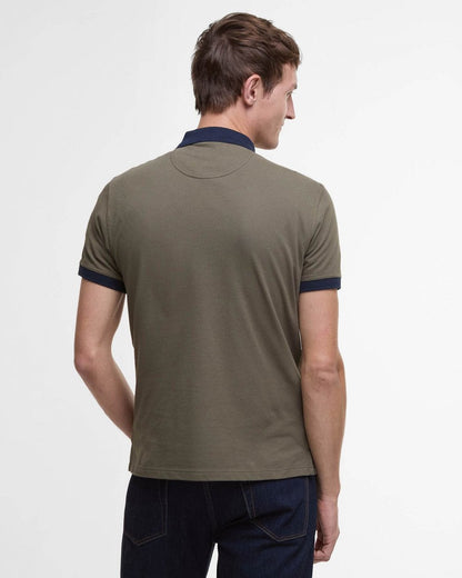 Barbour Lynmouth Mens Polo Shirt - Uniform Green