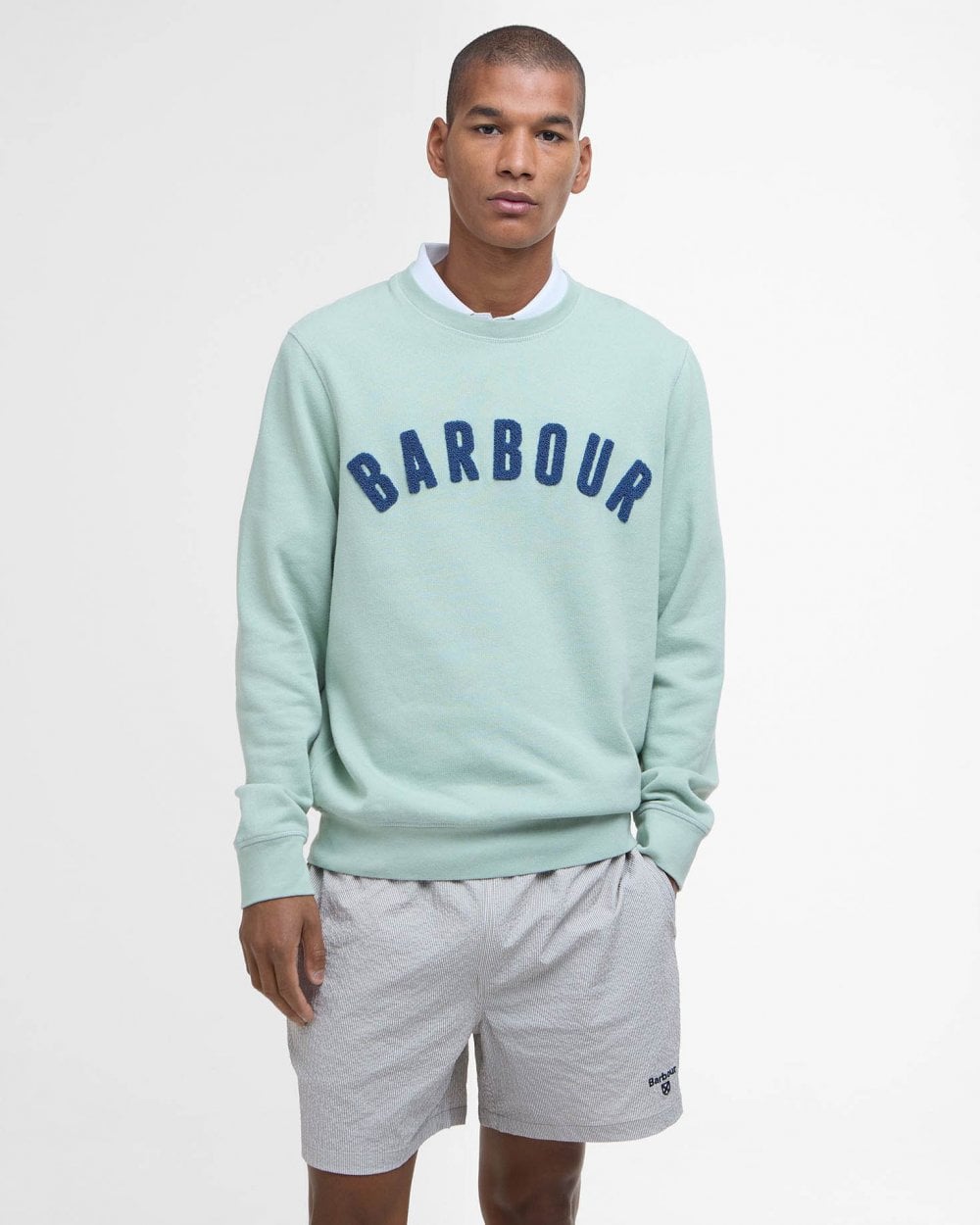Barbour Prep Logo Crew Mens Sweatshirt