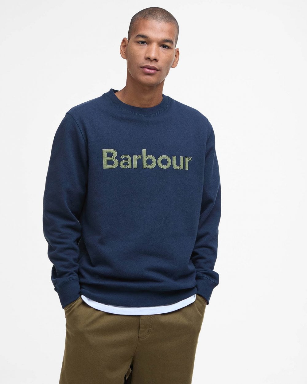 Barbour Barbour Pique App Mens Crew Neck Sweatshirt