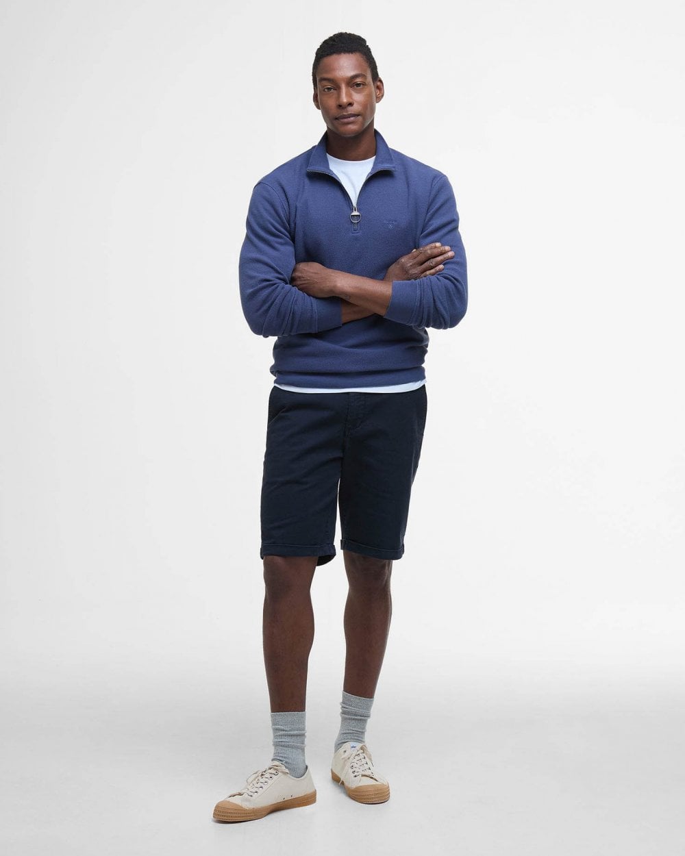 Barbour Barbour Pique Int Mens Half Zip Sweatshirt
