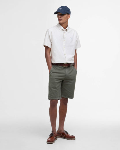 Barbour Oxtown Mens Tailored Shirt - Oatmeal