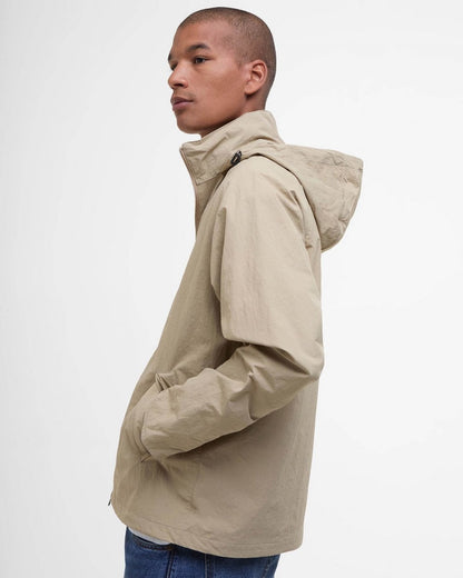 Barbour Keld Mens Showerproof Jacket - Washed Stone