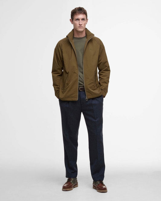 Barbour Keld Mens Showerproof Jacket - Light Sage