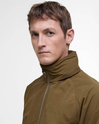 Barbour Keld Mens Showerproof Jacket - Light Sage